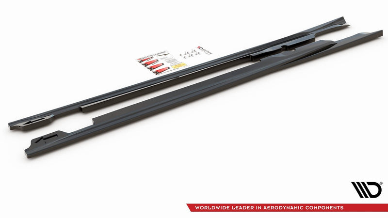 Maxton sideskørter til Porsche Panamera Turbo 970 Facelift – blank sort – billede 5 af 7