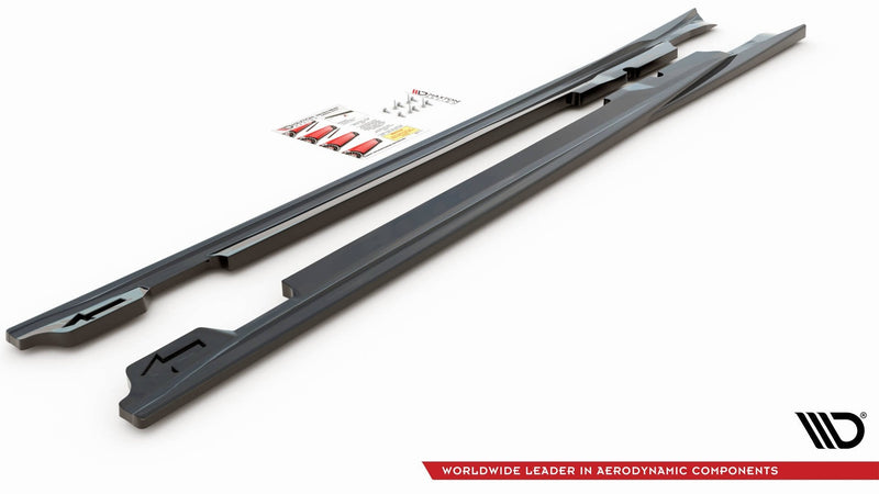 Maxton sideskørter til Porsche Panamera Turbo 970 Facelift – blank sort – billede 6 af 7