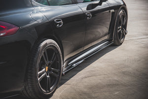Maxton sideskørter til Porsche Panamera Turbo 970 Facelift – blank sort – billede 2 af 7