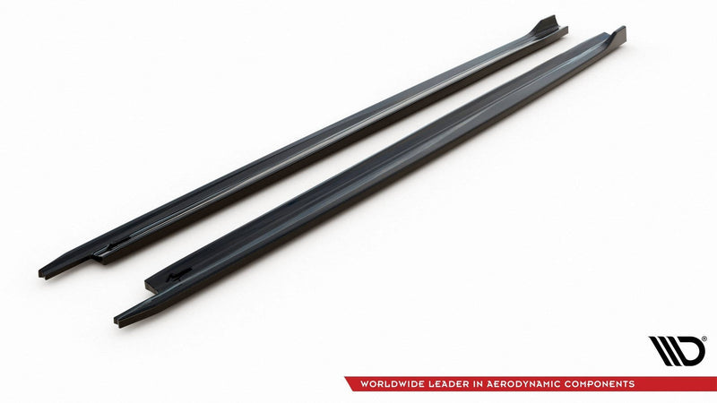 Maxton sideskørter til Skoda Octavia Mk4 – blank sort – billede 4 af 6