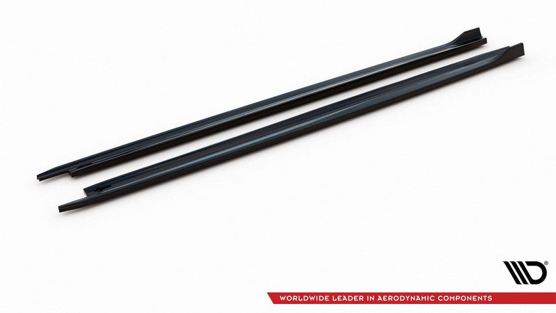 Maxton sideskørter til Skoda Octavia Mk4 – blank sort – billede 5 af 6