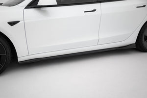 Maxton Side Skirts Diffusers V.1 Tesla Model 3 Performance Mk1 Facelift