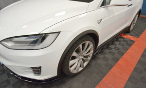 Maxton sideskørter til Tesla Model X Mk1 – blank sort – billede 2 af 6