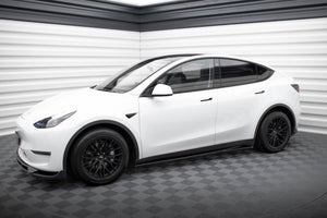 Maxton Side Skirts Diffusers V.1 Tesla Model Y - Gloss Black
