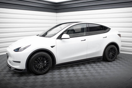 Maxton Side Skirts Diffusers V.1 Tesla Model Y - Gloss Black