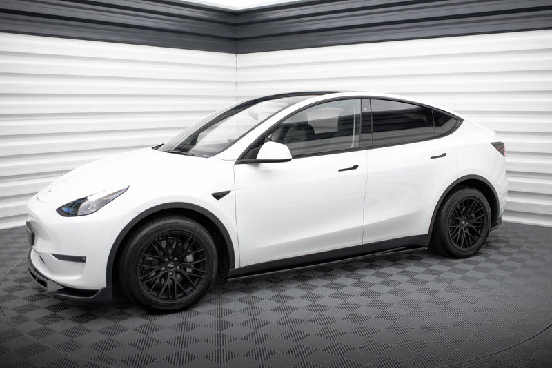 Maxton Side Skirts Diffusers V.1 Tesla Model Y - Gloss Black