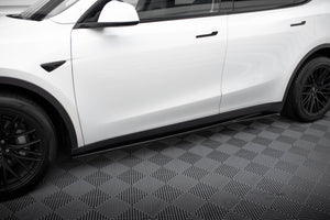 Maxton Side Skirts Diffusers V.1 Tesla Model Y - Gloss Black