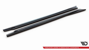 Maxton Side Skirts Diffusers V.1 Tesla Model Y - Gloss Black