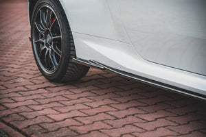 Maxton Side Skirts Diffusers V.1 Toyota Gr Yaris Mk4 - Gloss Black