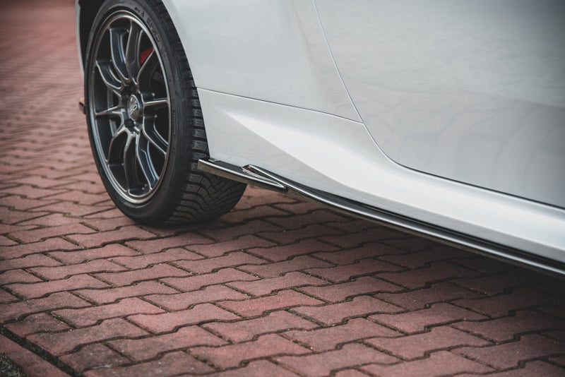 Maxton Side Skirts Diffusers V.1 Toyota Gr Yaris Mk4 - Gloss Black