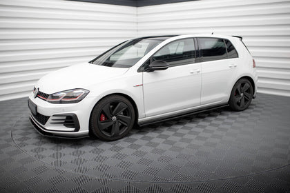 Maxton sideskørter til Volkswagen Golf GTI / GTD Mk7 / Mk7 Facelift (wide) – blank sort – billede 2 af 5