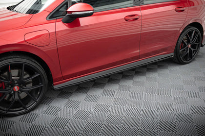 Maxton sideskørter til Volkswagen Golf GTI / GTE / GTI Clubsport / GTD / R-Line Mk8 – blank sort – billede 4 af 8