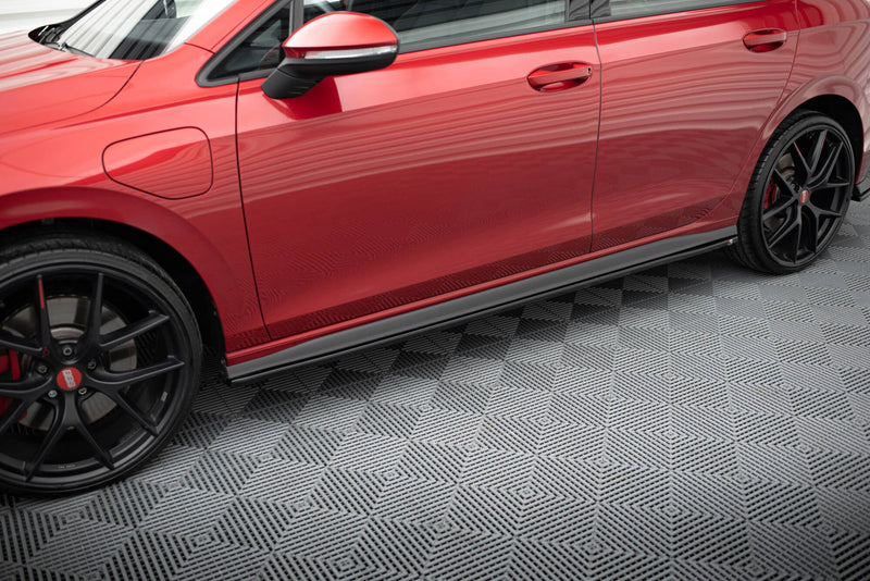 Maxton sideskørter til Volkswagen Golf GTI / GTE / GTI Clubsport / GTD / R-Line Mk8 – blank sort – billede 4 af 8