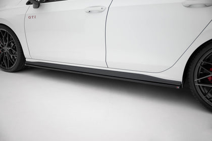 Maxton sideskørter til Volkswagen Golf GTI / GTE / GTI Clubsport / GTD / R-Line Mk8 – blank sort – billede 2 af 8