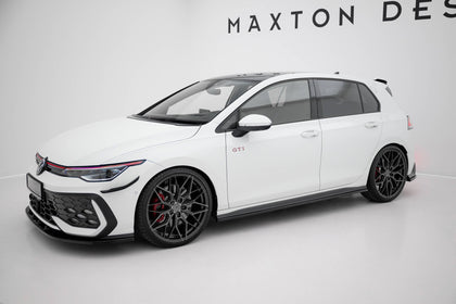 Maxton sideskørter til Volkswagen Golf GTI / GTE / GTI Clubsport / GTD / R-Line Mk8 – blank sort – billede 3 af 8