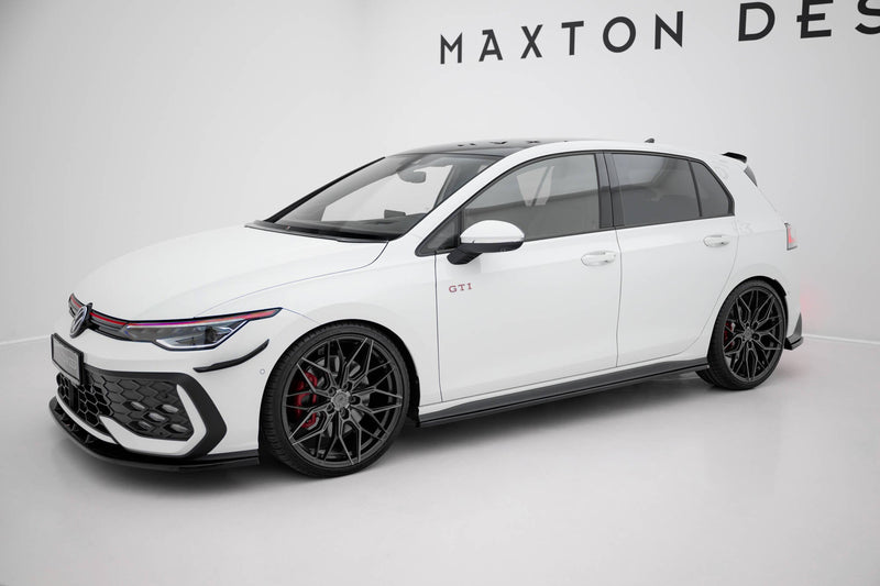 Maxton sideskørter til Volkswagen Golf GTI / GTE / GTI Clubsport / GTD / R-Line Mk8 – blank sort – billede 3 af 8