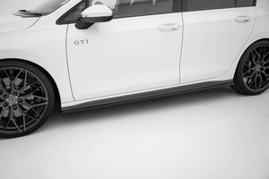 Maxton sideskørter til Volkswagen Golf GTI / GTE / GTI Clubsport / GTD / R-Line Mk8 – blank sort – billede 1 af 8