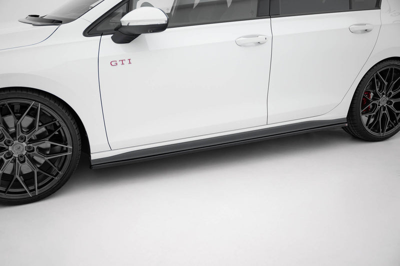 Maxton sideskørter til Volkswagen Golf GTI / GTE / GTI Clubsport / GTD / R-Line Mk8 – blank sort – billede 1 af 8