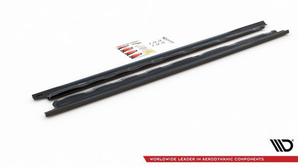 Maxton sideskørter til Volkswagen Golf Mk8 – blank sort – billede 5 af 6