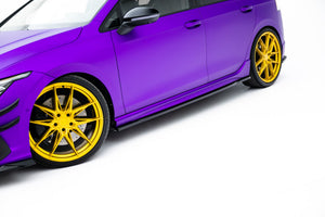 Maxton sideskørter til Volkswagen Golf R Hatchback Mk8 Facelift – blank sort – billede 1 af 6