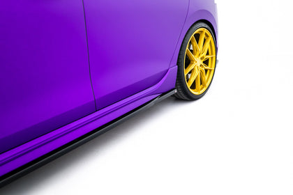 Maxton sideskørter til Volkswagen Golf R Hatchback Mk8 Facelift – blank sort – billede 4 af 6