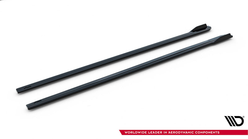 Maxton sideskørter til Volkswagen Golf R / R-Line Mk7 Facelift – blank sort – billede 4 af 5