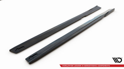 Maxton sideskørter til Volvo S60/V60 R-Design Mk3 – blank sort – billede 5 af 6