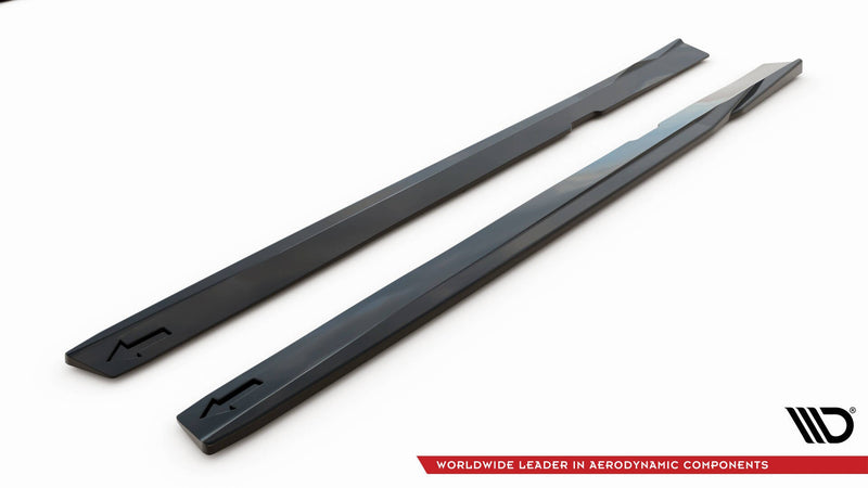 Maxton sideskørter til Volvo S60/V60 R-Design Mk3 – blank sort – billede 5 af 6