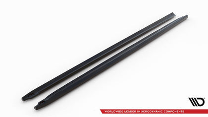 Maxton Side Skirts Diffusers V.2 Audi A5 / A5 S-Line / S5 Coupe 8T - Gloss Black