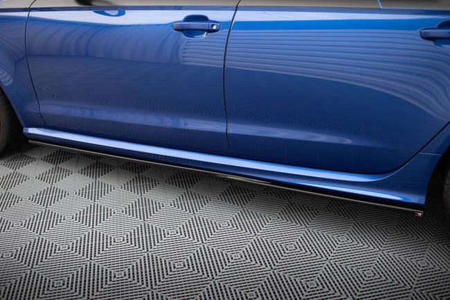 Maxton Side Skirts Diffusers V.2 Audi RS6 C7 - Gloss Black