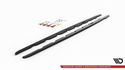 Maxton sideskørter til BMW 1 M-Pack / M135i / 128ti – blank sort – billede 4 af 4