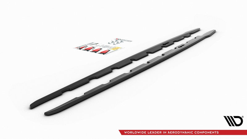 Maxton sideskørter til BMW 1 M-Pack / M135i / 128ti – blank sort – billede 4 af 4
