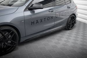 Maxton sideskørter til BMW 1 M-Pack / M135i / 128ti – blank sort – billede 1 af 4
