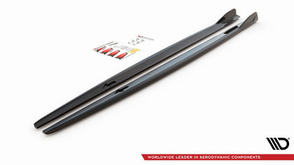 Maxton sideskørter til BMW 2 Gran Coupe M-Pack / M235i F44 – blank sort – billede 4 af 4