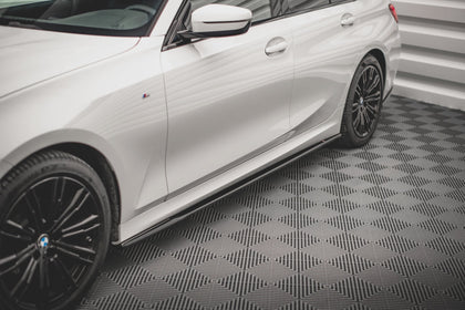 Maxton sideskørter til BMW 3 G20 / G21 M-Pack – blank sort – billede 1 af 4