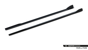 Maxton sideskørter til BMW 4 M-Pack / M440i G22 / G23 / G22 Facelift / G23 Facelift – blank sort – billede 5 af 6