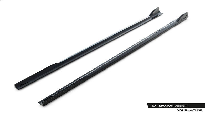 Maxton sideskørter til BMW 4 M-Pack / M440i G22 / G23 / G22 Facelift / G23 Facelift – blank sort – billede 6 af 6