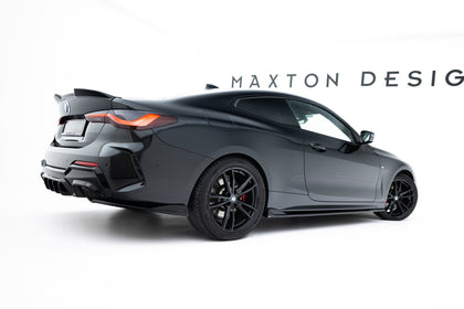 Maxton sideskørter til BMW 4 M-Pack / M440i G22 / G23 / G22 Facelift / G23 Facelift – blank sort – billede 1 af 6