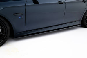 Maxton sideskørter til BMW 5 F10/F11 M-Pack / M5 – blank sort – billede 1 af 6