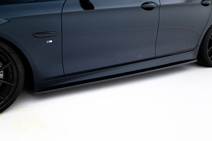 Maxton sideskørter til BMW 5 F10/F11 M-Pack / M5 – blank sort – billede 1 af 6