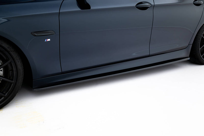 Maxton sideskørter til BMW 5 F10/F11 M-Pack / M5 – blank sort – billede 1 af 6