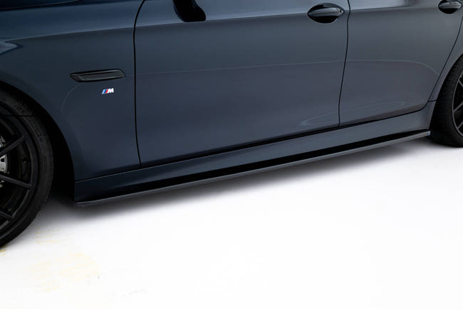 Maxton sideskørter til BMW 5 F10/F11 M-Pack / M5 – blank sort – billede 1 af 6