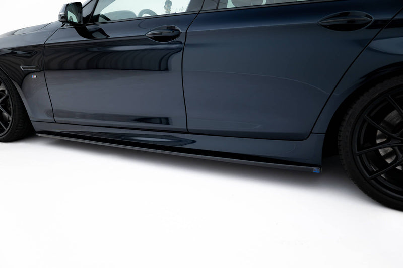 Maxton sideskørter til BMW 5 F10/F11 M-Pack / M5 – blank sort – billede 3 af 6