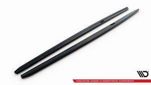 Maxton sideskørter til BMW 5 F10/F11 M-Pack / M5 – blank sort – billede 5 af 6