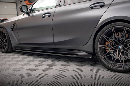 Maxton sideskørter til BMW M3 Sedan / Touring G80 / G81 – blank sort – billede 3 af 6