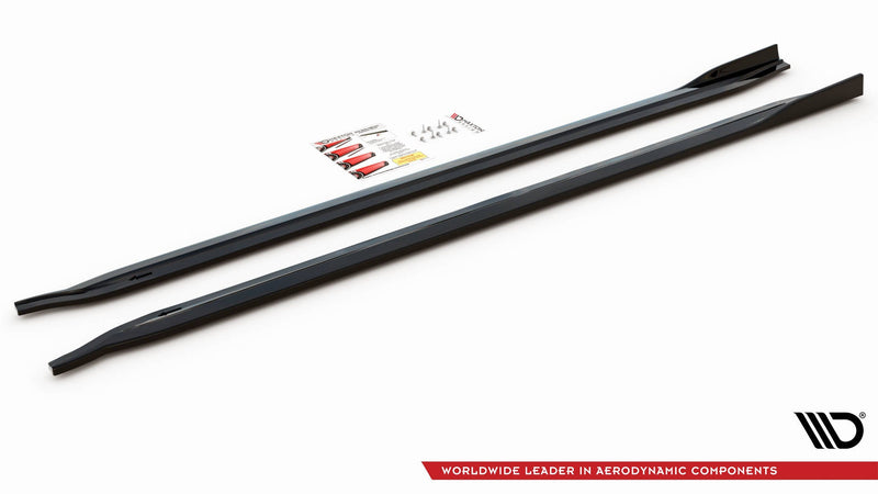 Maxton sideskørter til BMW M3 Sedan / Touring G80 / G81 – blank sort – billede 4 af 6