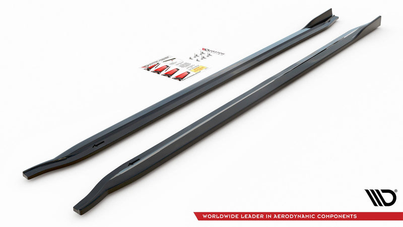 Maxton sideskørter til BMW M3 Sedan / Touring G80 / G81 – blank sort – billede 5 af 6
