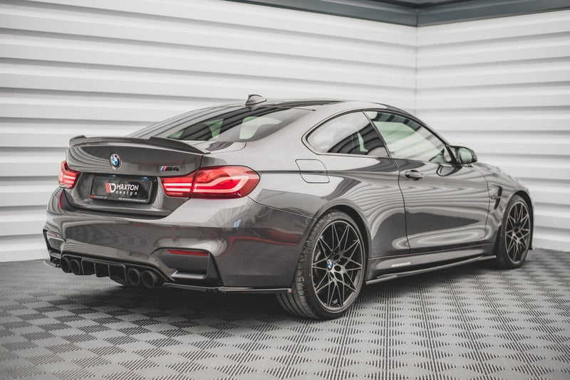 Maxton sideskørter til BMW M4 F82 – blank sort – billede 2 af 5