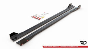 Maxton sideskørter til Mercedes-AMG A45 S – blank sort – billede 4 af 5
