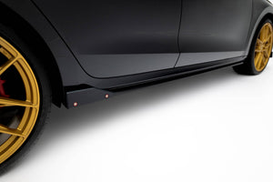 Maxton sideskørter til Skoda Octavia RS Liftback / Combi Mk4 Facelift – blank sort – billede 2 af 7